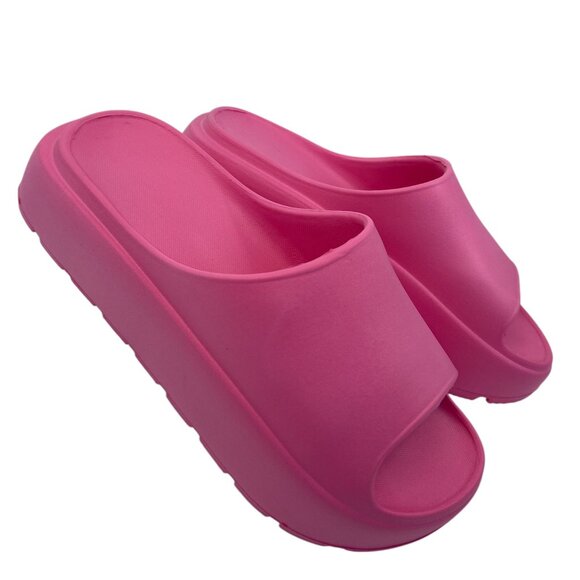 NEW Platform Slides for Women EVA Thick Sole Slippers Non Slip Outdoor Sandals - Picture 7 of 7